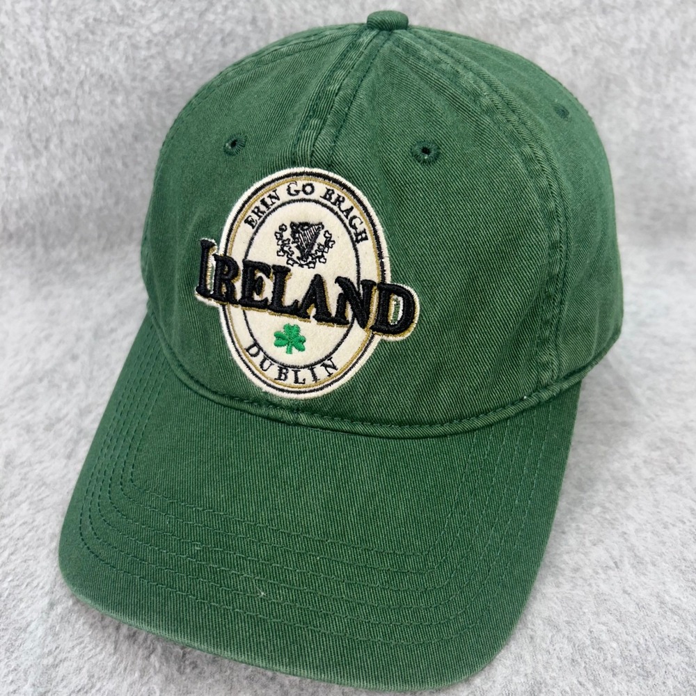 Ireland Dublin Adult Green Concept One Baseball Cap Shamrock Adjustable OSFM